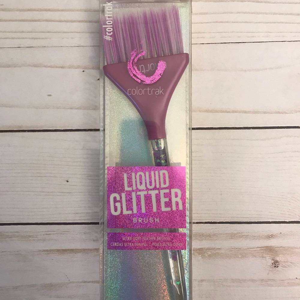 Color trak liquid glitter balayage color brush